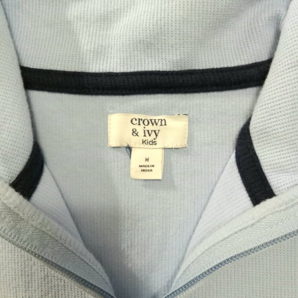 Crown & Ivy Kids Light Blue Boys Sweater Pullover Size Medium - Picture 2 of 4